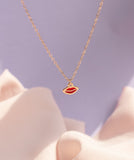 Mini Kiss Necklace